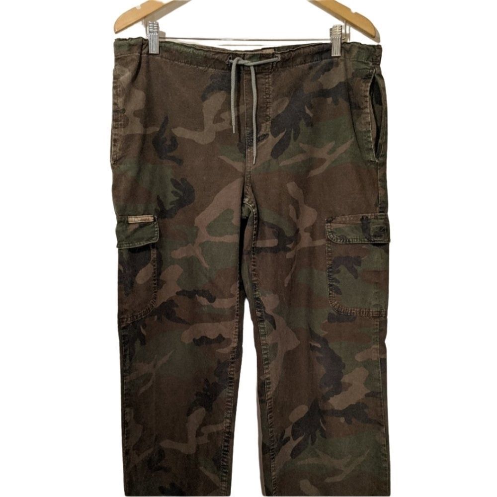 lei Surplus VNTG Camo Drawstring Pants Size 7